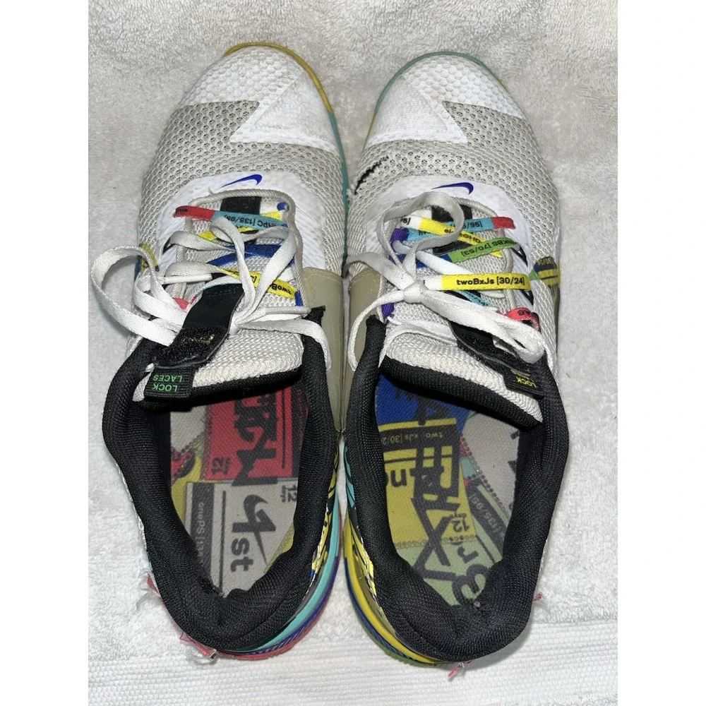 Nike Metcon 7 Men's Size 12 US DC9510-199 White Black Yellow Strike Athletic